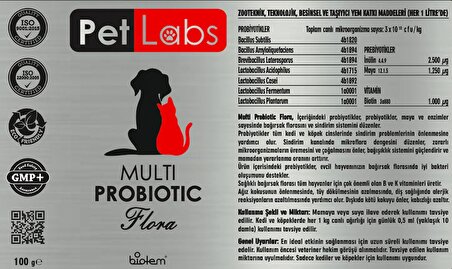 Probiyotik 100 Ml. (kedi Ve Köpekler Için Sindirim Sistemi Düzenleyici -bağışıklık Güçlendirici)