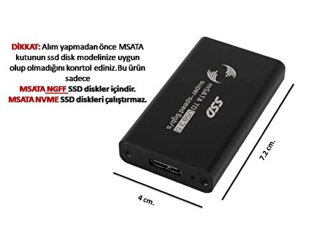 M.2 Sata Ssd Ngff Usb 3.0 Mini Çevirici Adaptör Harici HDD Kutusu