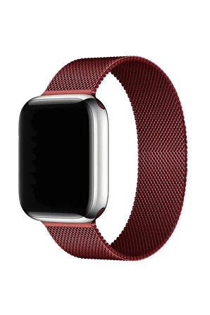 Apple Watch Uyumlu 38/ 40/41/ 49mm 1/2/3/4/5/6/se/7/8/9ultra-ultra2 Kordon Metal Loop Kordon