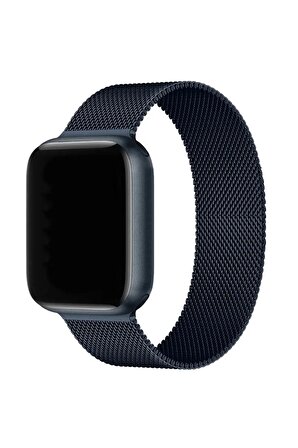 Apple Watch Uyumlu 42/ 44/45/ 49mm 1/2/3/4/5/6/se/7/8/9ultra-ultra2 Kordon Metal Loop Kordon