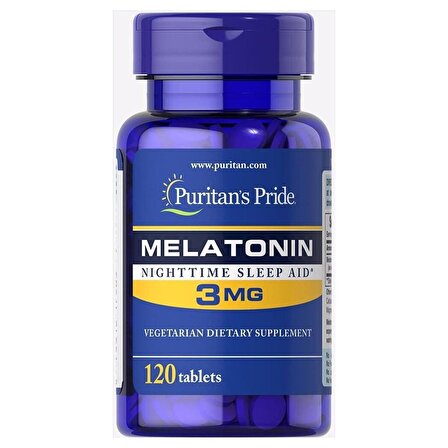 Puritans Pride Melatonin 120 Tablet 3 Mg