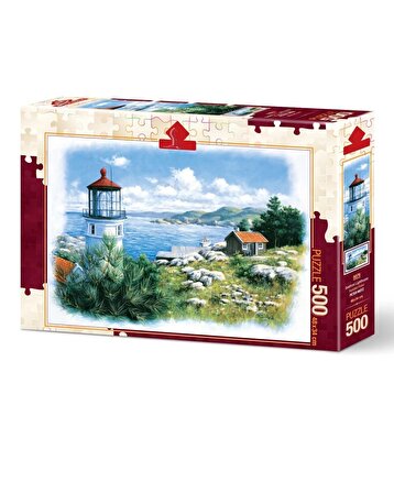 Hayal Sepeti Deniz Feneri 8+ Yaş Orta Boy Puzzle 500 Parça
