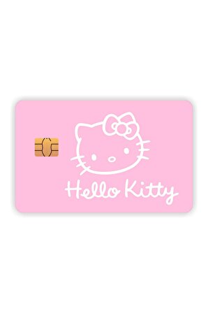 Hello Kitty Kart Kaplama Sticker Kart Etiketi 4