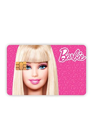 Barbie Kart Kaplama Sticker Kart Etiketi