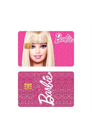 2li Set Barbie Kart Kaplama Sticker Kart Etiketi