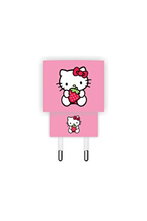 Iphone 20w Şarj Aleti Kaplaması Hello Kitty Şarj Aleti Sticker