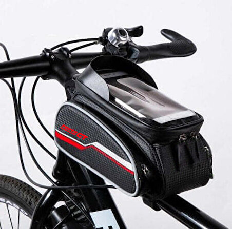 6 Inç Su Geçirmez Dokunmatik Ekran Bisiklet Kadro Üstü Çanta