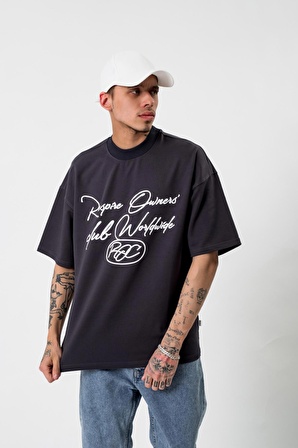 respire erkek oversize t-shirt