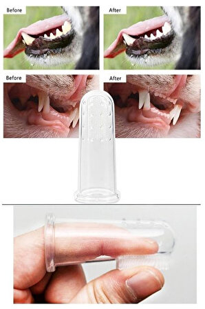 %100 Medikal Gıda Kalitesinde Zararlı Madde Içermeyen Kedi Köpek Diş Temizleme Fırçası