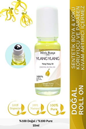 Doğal Roll on, Ylang ylang  Uçucu Yağı, Jojoba yağı.  10ml