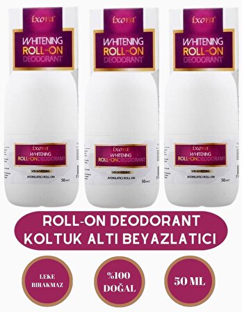 Whitening Roll-on Deodorant  50 ml x 3 Adet