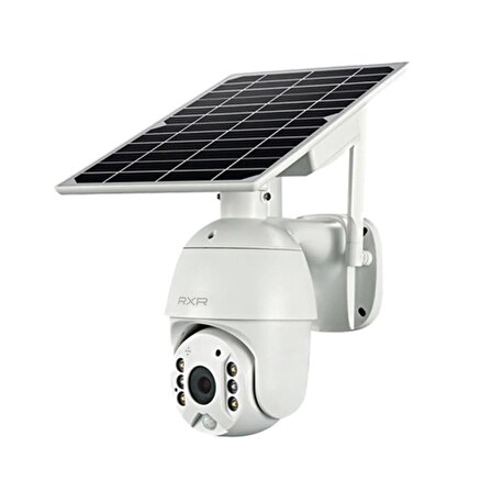 RXR C16 4G Sim Kartlı Bataryalı Solar Dış Ortam 360° Hareket Kontrollü solar güneş enerjili kamera