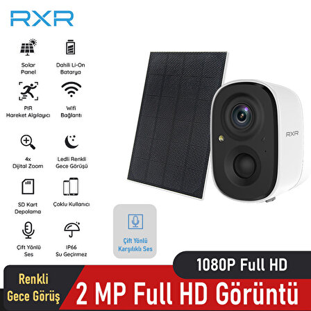 Rxr V-BT6S 2 Megapiksel HD 1920x1080 IP Kamera Güvenlik Kamerası