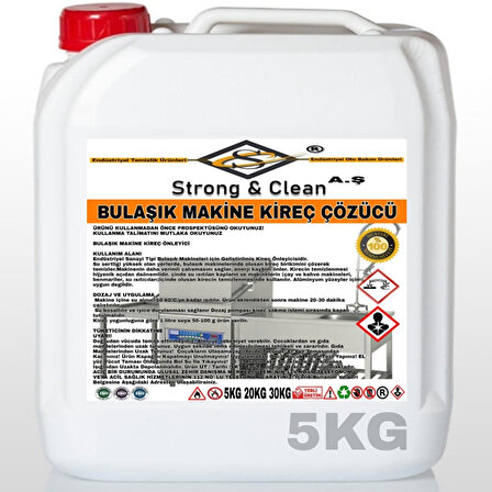 Strong & Clean 5 kg Toz Bulaşık Makinesi Kireç Çözücü