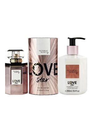 Love Star Edp 50 ml Kadın Parfüm + 250 ml Vücut Losyonu 2li Set