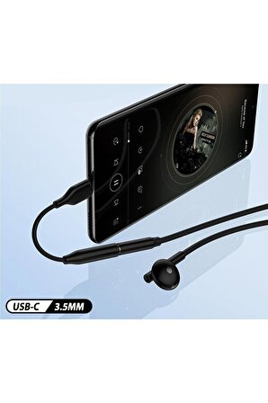 Galaxy Tab S7 FE Uyumlu Type-c Kulaklık Dönüştürücü 3.5 Mm Jack Girişli Ses Adaptörü