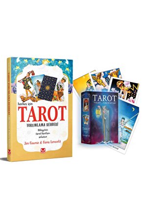 78 Tarot Kartı Destesi + Herkes Için Tarot Yorumlama Rehberi Set