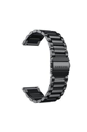 Samsung Galaxy Watch 4-5-5 Pro 40-44 Classic 42-45-46mm Tam Uyumlu Paslanmaz Çelik Kordon 20mm