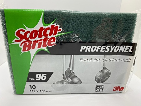 3M Scotch Brite SB96 Genel Amaçlı Ovma Pedi 10 adet / Paket