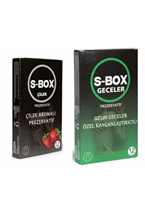 Prezervatif Seti Çilek 12 Li + Uzun Geceler 12 Li