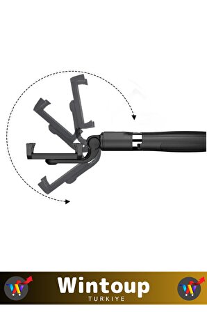 Çok Fonksiyonlu Kumandalı Tripodlu, Selfie Çubuğu