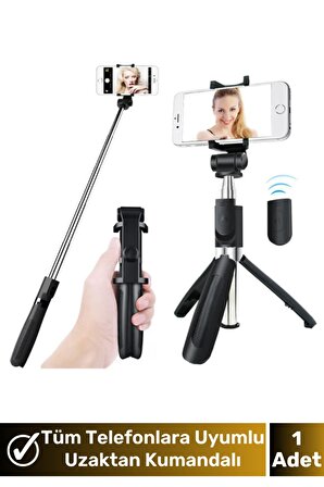 Selfi Çubuğu Tripod Selfie Stick Pro