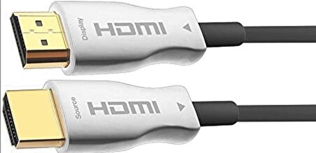Fiber Optik HDMI 2.0V 60HZ 4K Kablo Aktif RGB ARC 2160P - 50 metre optik hdmi kablo