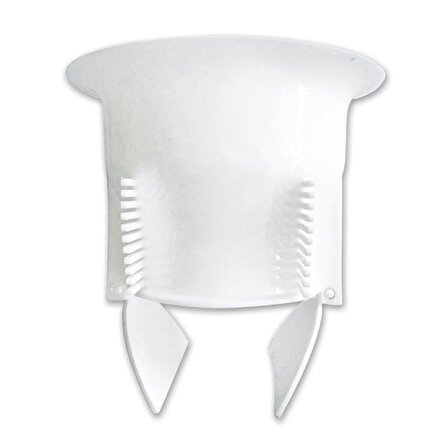 Maxel Plastik Wc Matik Tuvalet Kapağı - Çift Kapaklı Koku Önleyici - Beyaz - 1 Adet