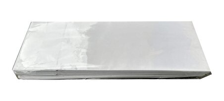 Laminelli Kraft Beyaz Kese Kağıdı - Küçük Boy - 10 x 30 Cm. - 20 Adetlik 3 Paket