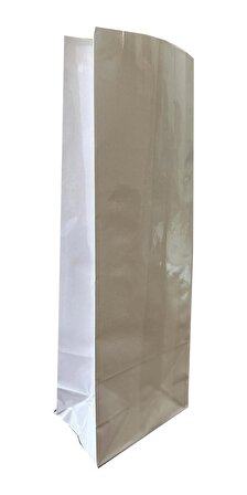 Laminelli Kraft Beyaz Kese Kağıdı - Küçük Boy - 10 x 30 Cm. - 20 Adetlik 5 Paket