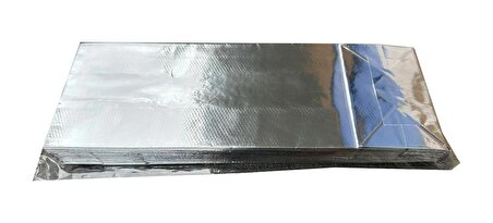 Metalize Kraft Kese Kağıdı - Küçük Boy - 10 x 30 Cm. - 20 Adetlik 3 Paket