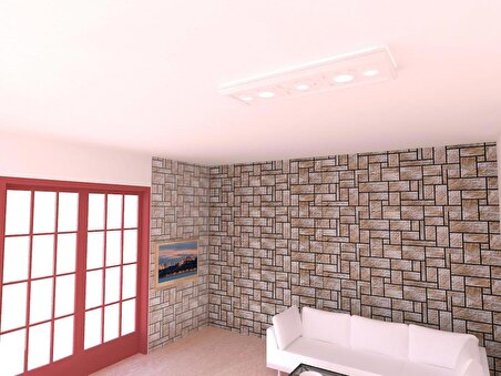 Motifpiyer spotlu gizli ışıklı tavan göbeği sgt-20-5 30X90X4.5cm