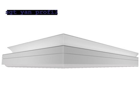 Motifpiyer spotlu gizli ışıklı tavan göbeği sgt-20-5 30X90X4.5cm