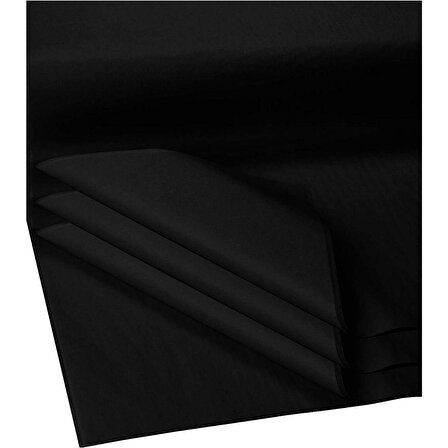 25'li Klasik Seri 20gr Pelur Kağıt 50x70cm - Siyah