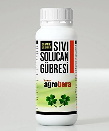 agrobera Sıvı Solucan Gübresi Organik 1 Litre