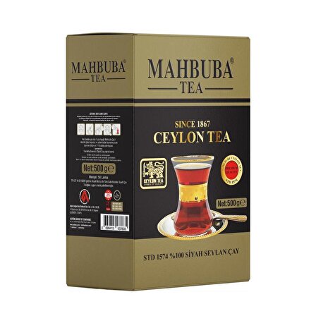 Mahbuba STD 1574 Premium Ceylon Seylan Siyah Çay 500 G