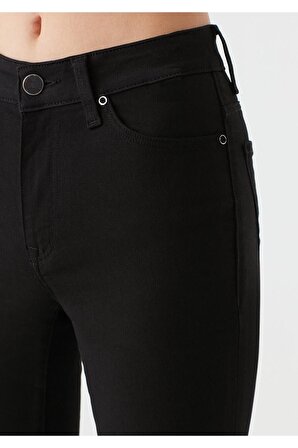 Extra Black Yüksek Solmaz Siyah Jeans Skinny (LÜTFEN BEDEN TABLOMUZA GÖRE SİPARİŞ VERİNİZ)