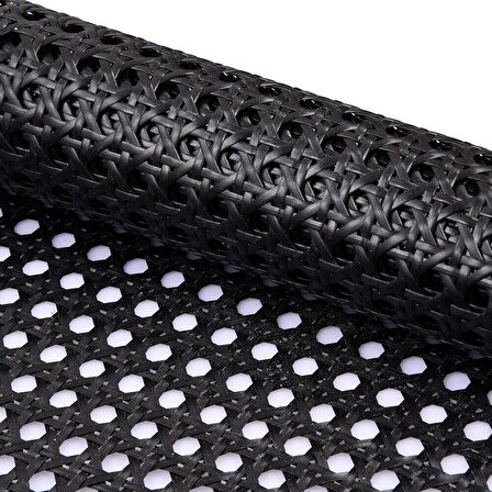 Hazeran-Hasır PVC Delikli (Siyah) 45 x 100 cm