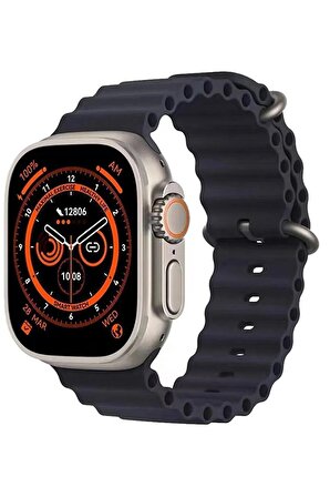 DESİNGSHOP49mm Türkçe Akıllı Saat 2.02 Inc Siri Nfc Gps Özellikli Yeni Nesil Akıllı Saat