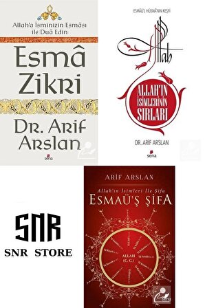 Allah'ın İsimlerinin Sırları - Esmaü'l Hüsna'nın Keşfi, Esma Zikri, Esmaü'ş Şifa... 3 kitap set