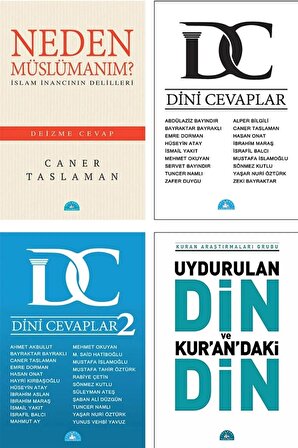 Neden Müslümanım - Dini Cevaplar 1 ve 2 - Uydurulan Din ve Kurandaki Din... İstanbul Yayınevinden 4'lü Kitap Seti
