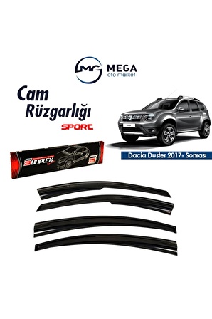 Dacia Duster 2017- Sonrası Mugen Tip Cam Rüzgarlık Sunplex