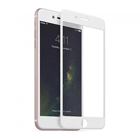 iPhone 7-8 Plus Seramic Fiber Nano Ekran Koruyucu Beyaz