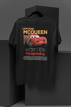 I'M SALLY & MCQUEEN Car Detail Unisex T-Shirt (TEK ADET FİYATIDIR.)STK1014
