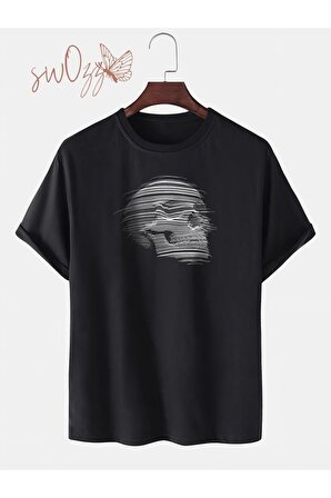 Kuru Kafa Oversize Unisex T-shirt Siyah
