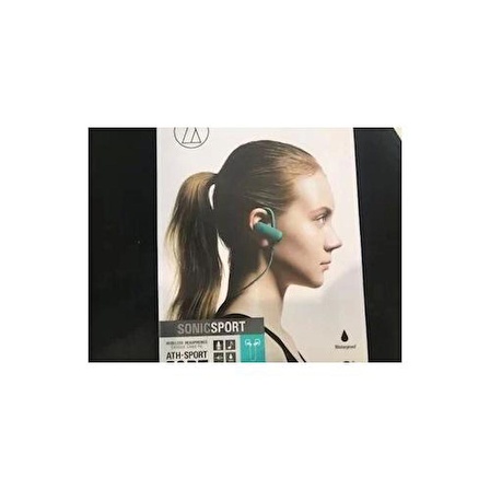 Audio Technica Ath Sport50Bt Bluetooth Yeşil (Waterproof) Suya Dayanıklı Kulaklık /