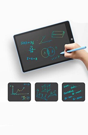 Writing Tablet 12 Inç Lcd  Dijital Kalemli Çizim Yazı Tahtası Grafik Not Yazma Eğitim Tableti  CK97