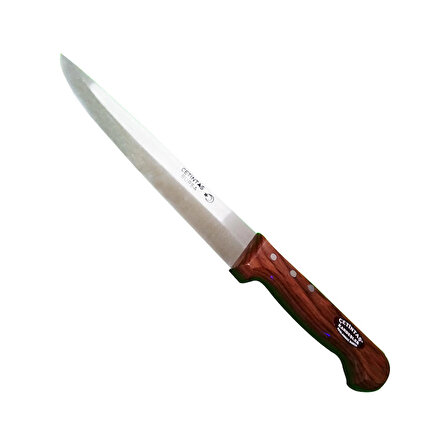 Çetintaş Bursa Kurban ve Kasap Bıçağı No:3, 18 cm, Ahşap Gül Sap