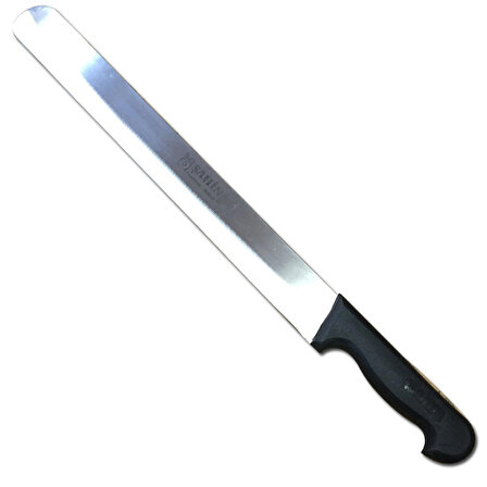 Şahin Bursa Paslanmaz Salam Bıçağı İnce 35 cm - Plastik Sap