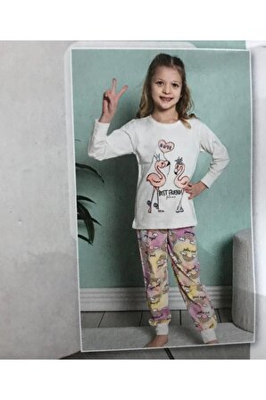 Kız Çocuk Uzun Kol Pijama Takım 2279